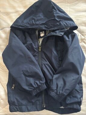 GAP Kids Navy Hooded Raincoat